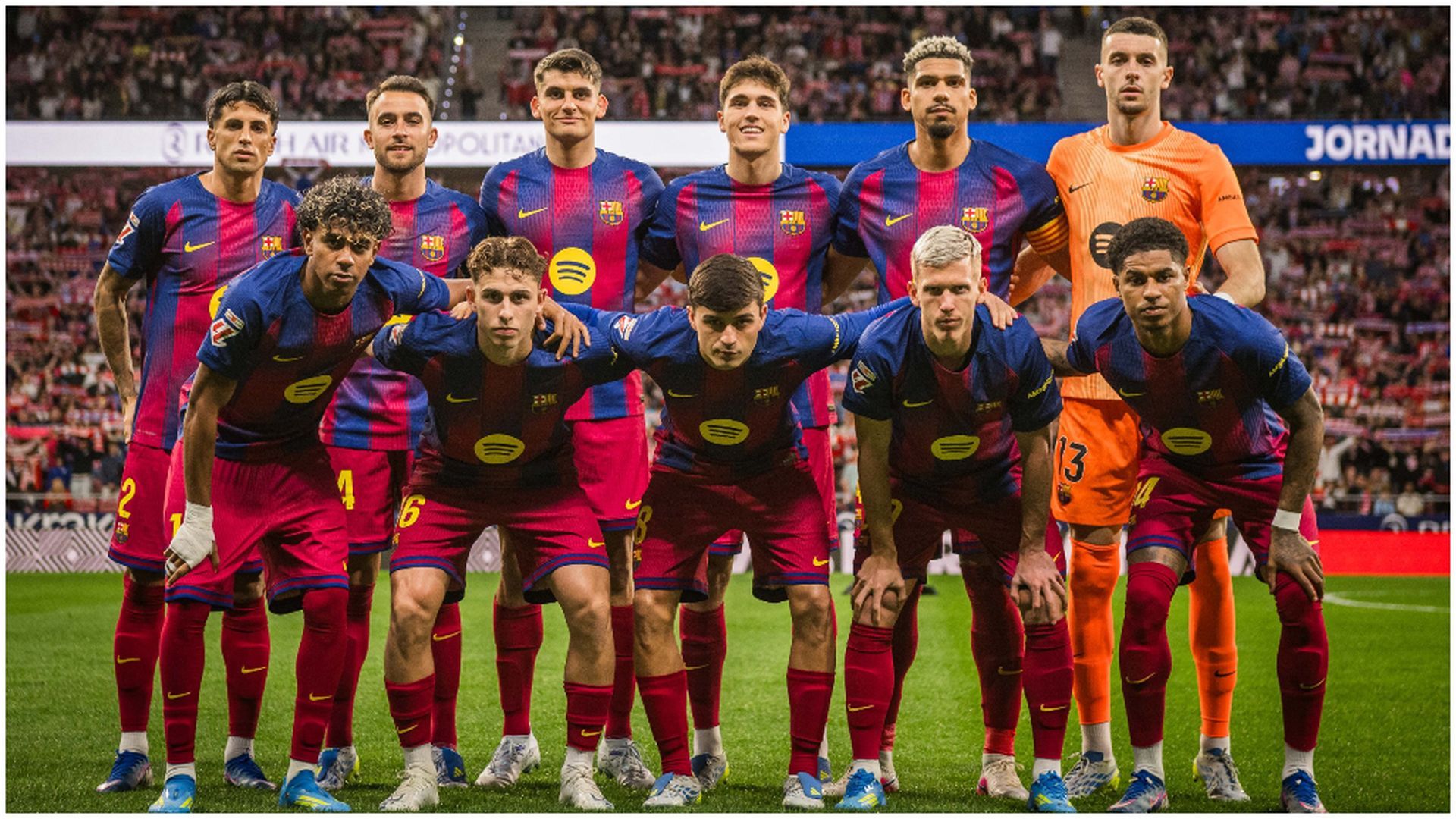 El once titular del FC Barcelona ante el Atlético de Madrid El once titular del FC Barcelona ante el Atlético de Madrid