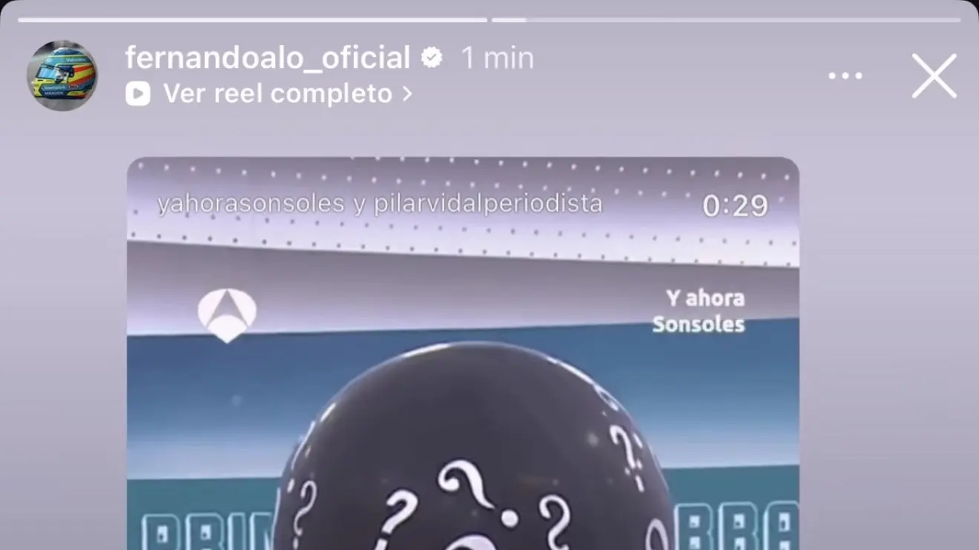 La respuesta de Fernando Alonso al supuesto nombre de su hijo