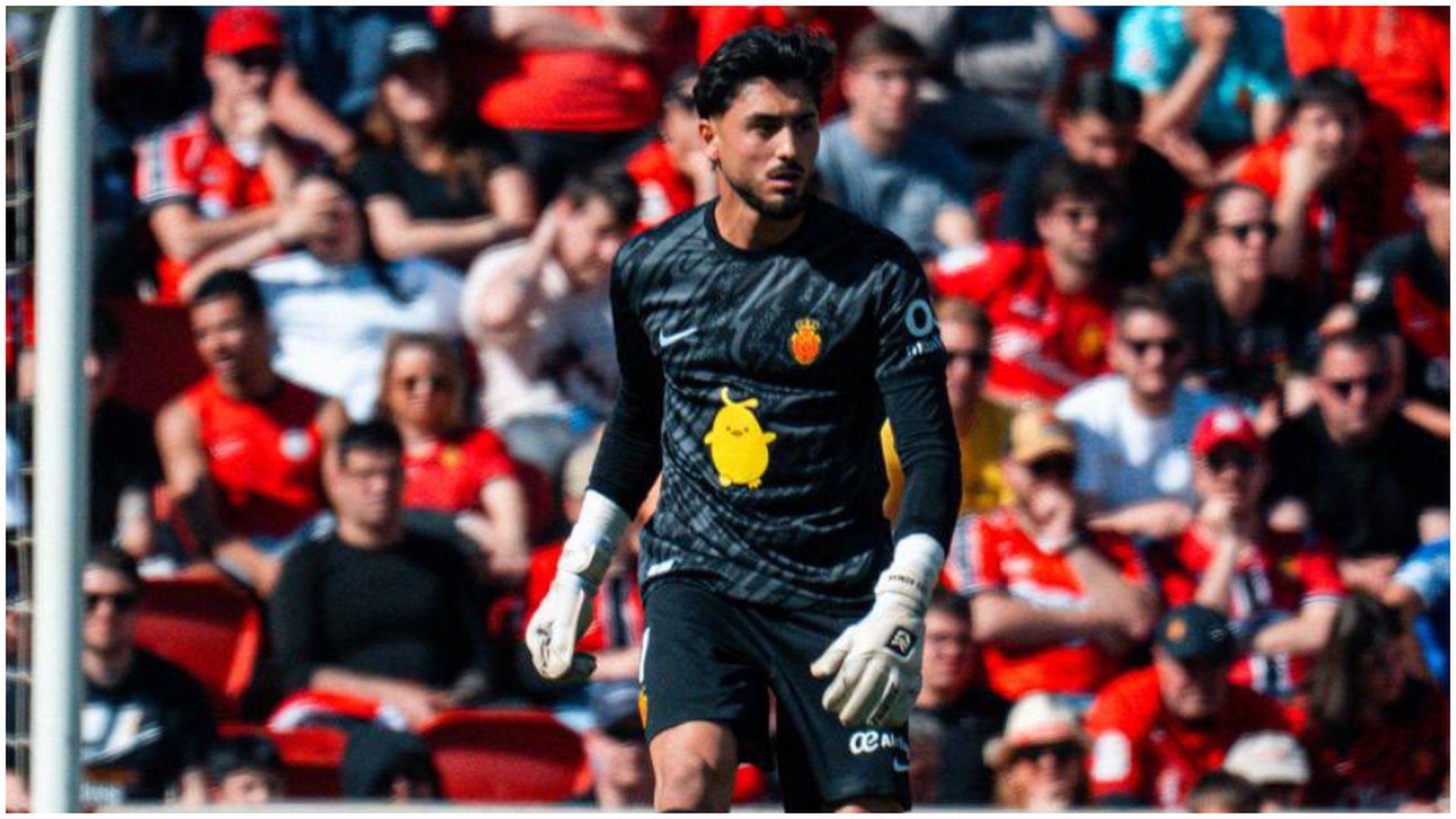 Leo Román, durante el Mallorca - Real Madrid