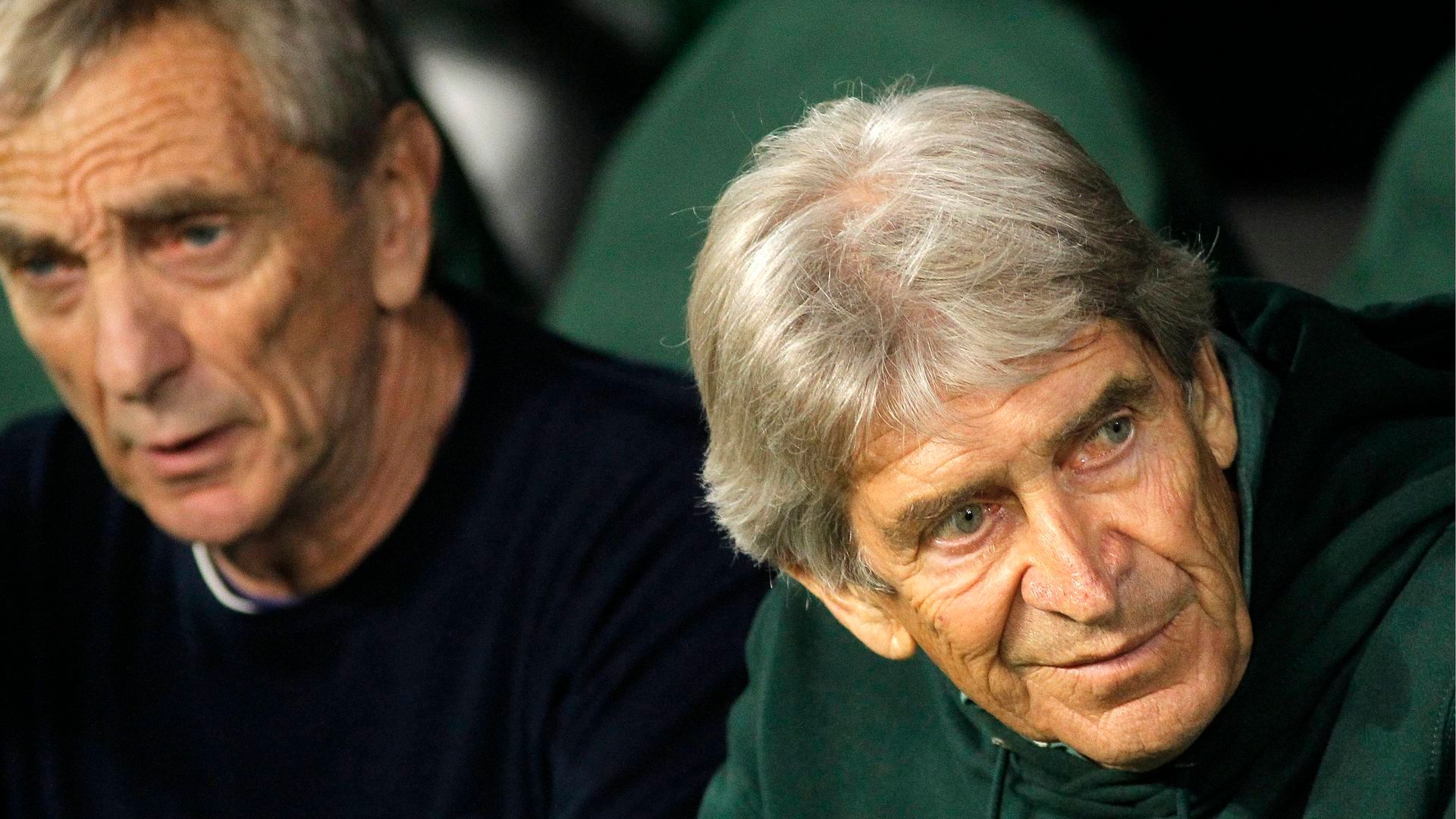 Manuel Pellegrini, en el Betis - Panathinaikos Manuel Pellegrini, en el Betis - Panathinaikos
