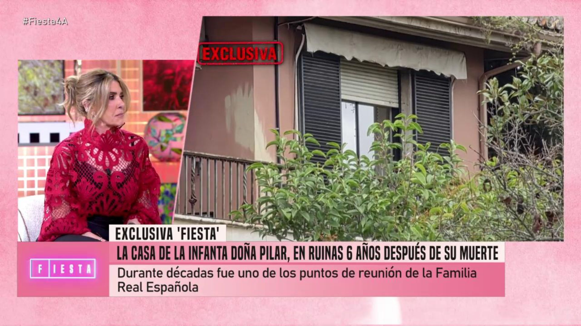 Marisa habla del estado de la casa de la Infanta Doña Pilar