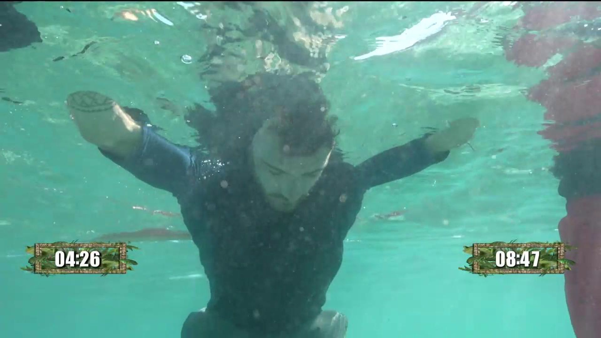 Los concursantes de 'Playa Derrota' se enfrentan a la prueba de apnea