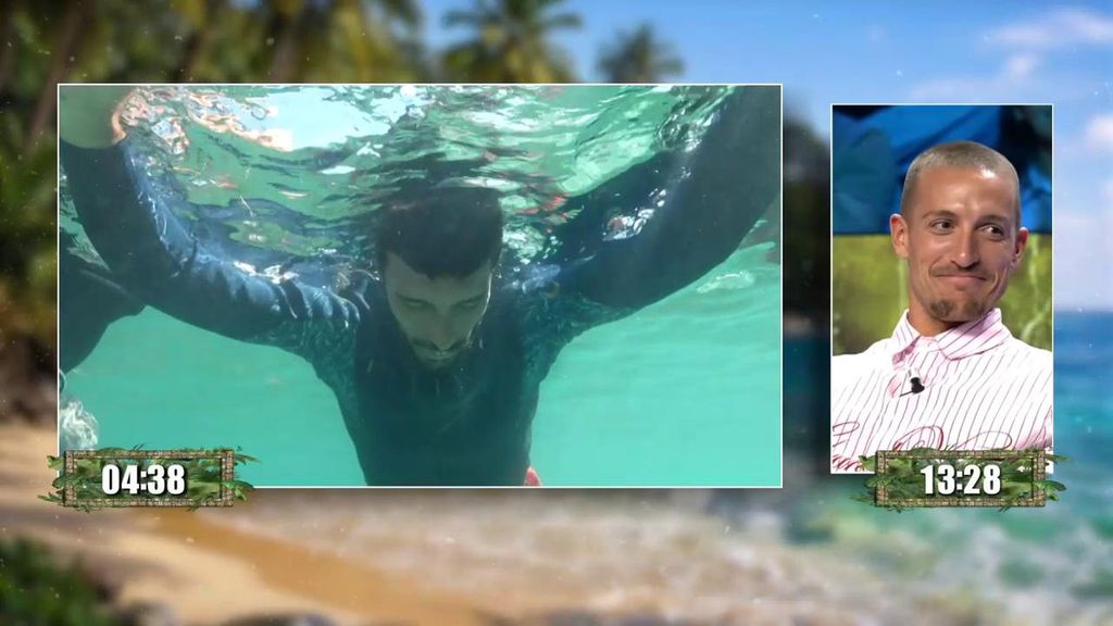 ¡Momento histórico en 'Supervivientes'! Jaime Astrain bate el récord de apnea superando a Rubén Torres