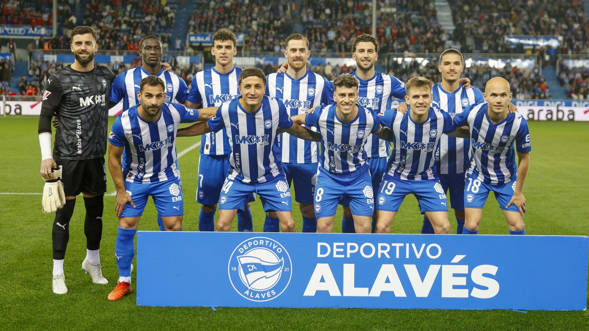 Alineación del Deportivo Alavés frente a Osasuna Alineación del Deportivo Alavés frente a Osasuna