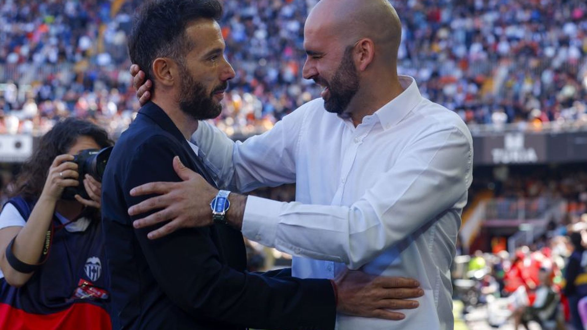 Corberán con Giráldez