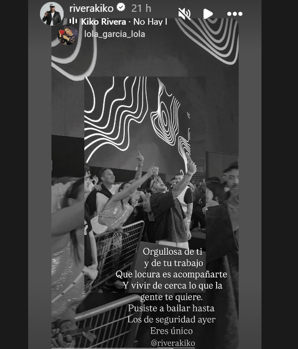 El mensaje de apoyo de Lola García a Kiko Rivera