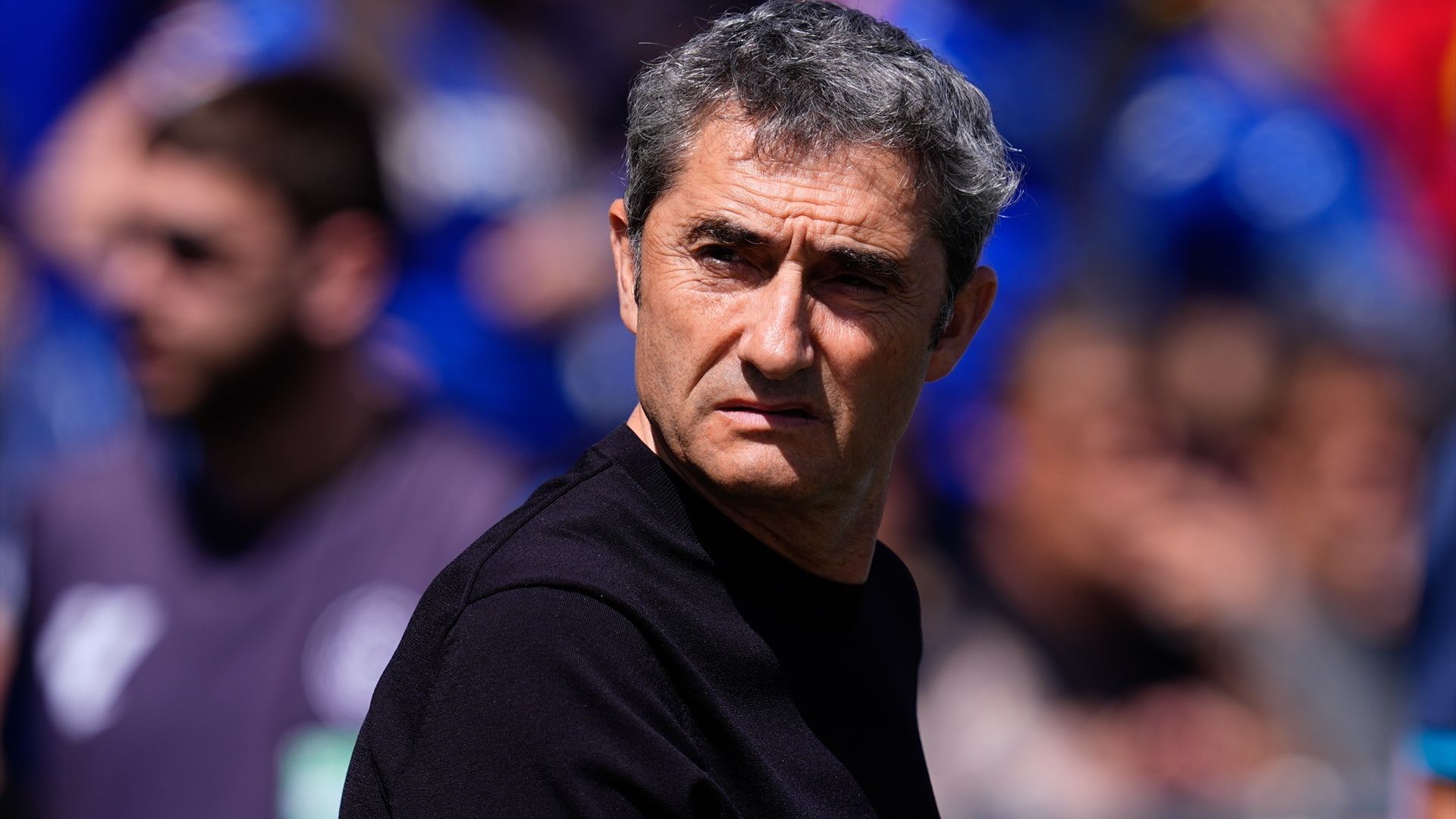 Ernesto Valverde, ante el Getafe en el Coliseum