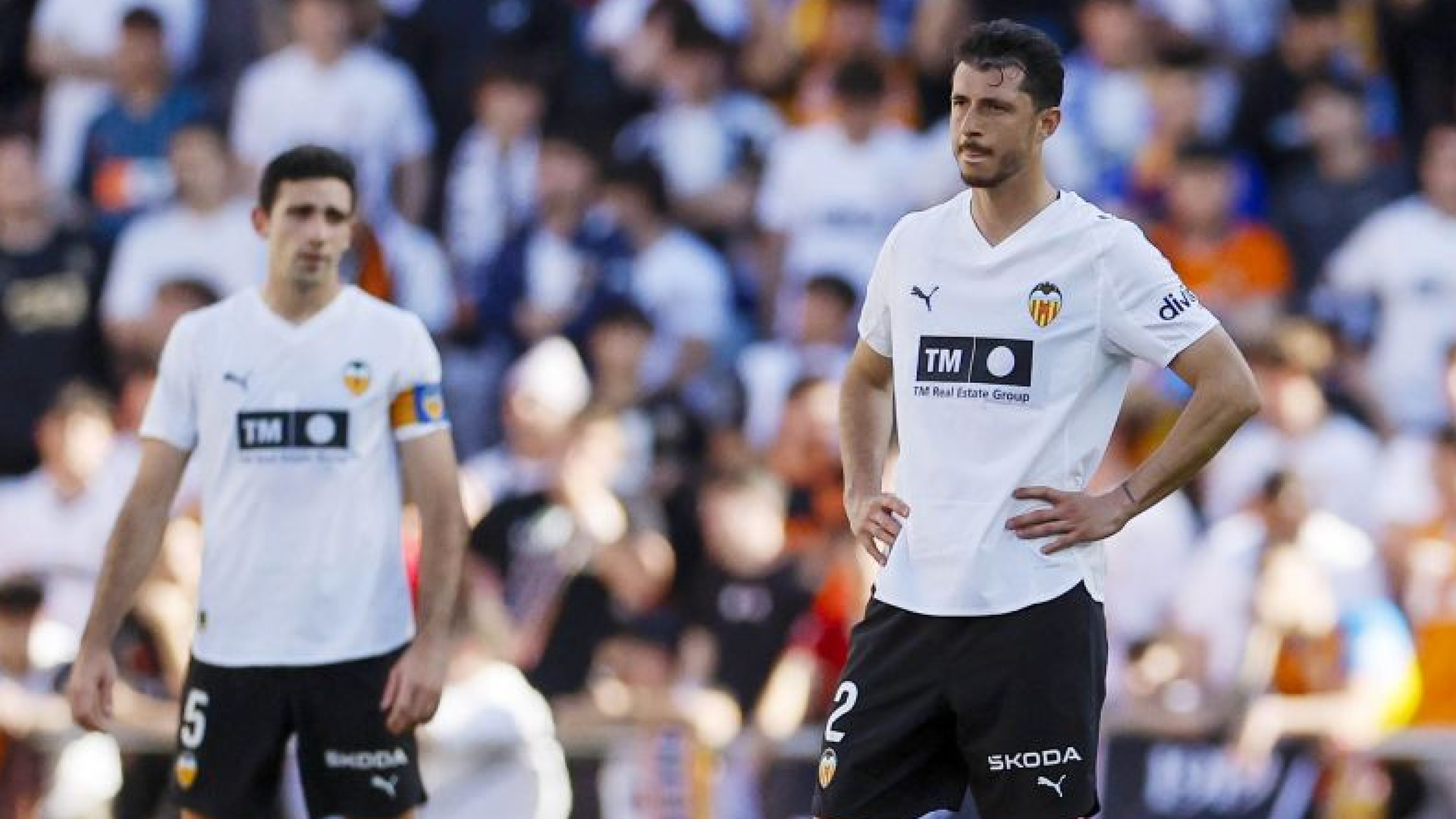 Guido abatido en Mestalla