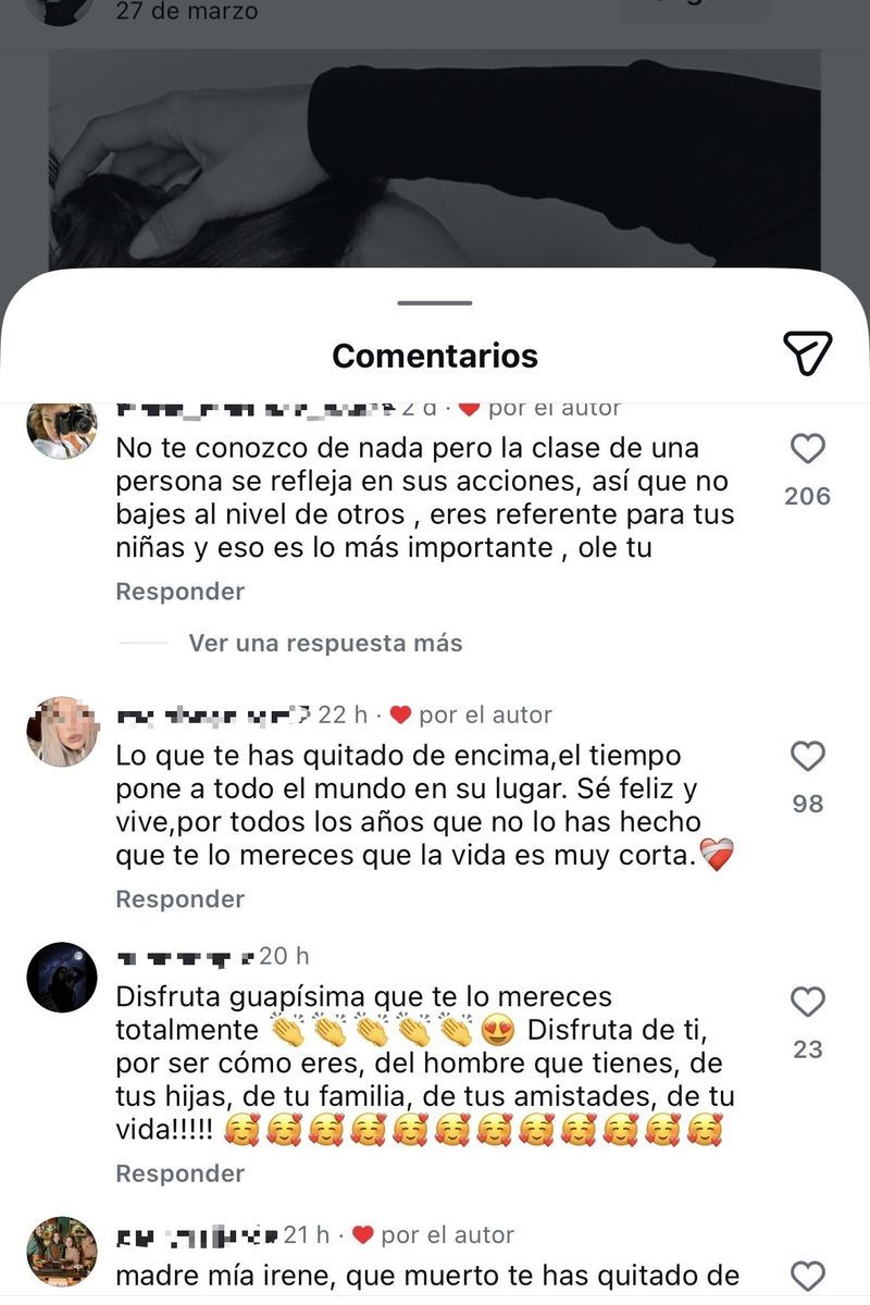 Irene Rosales da likes a sus comentarios sobre Kiko