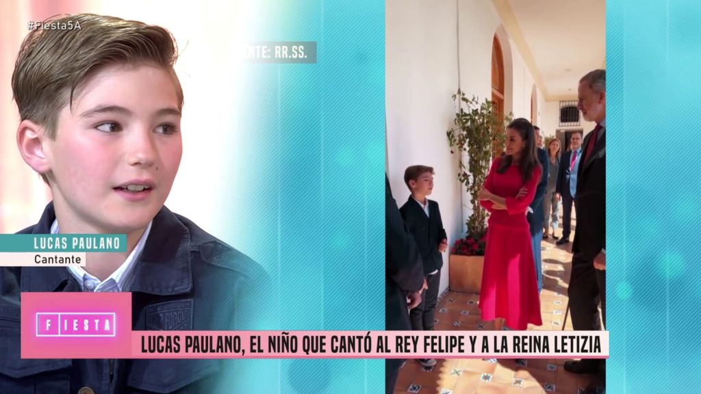 Lucas Paulano, el niño que impresionó a los reyes con su voz, desvela qué le dijeron el rey Felipe VI y la reina Letizia tras cantarles Fiesta 2026 Top Vídeos 1103