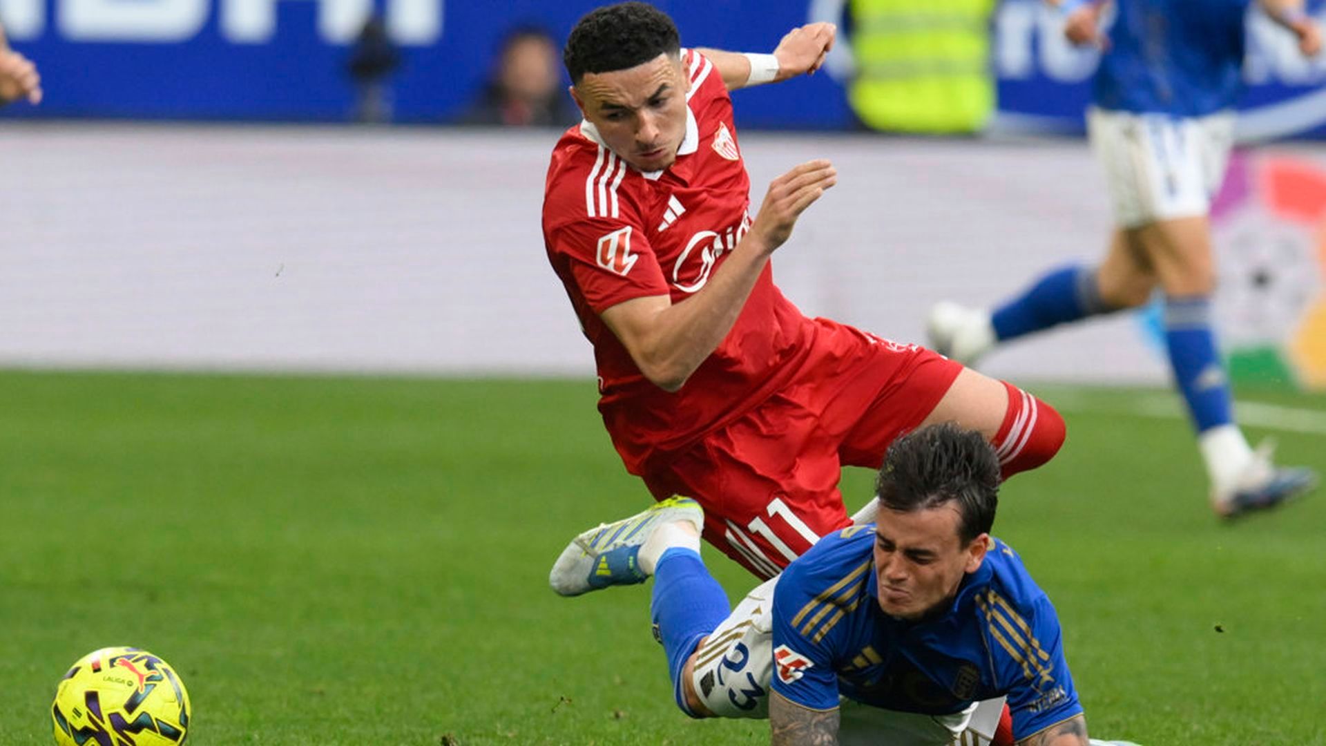 Rubén Vargas, en el Oviedo-Sevilla Rubén Vargas, en el Oviedo-Sevilla