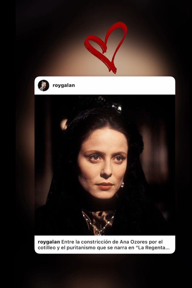 Aitana Sánchez-Gijón ha compartido el texto de Roy Galán sobre el interés en su relación con Maxi Iglesias en sus propias redes