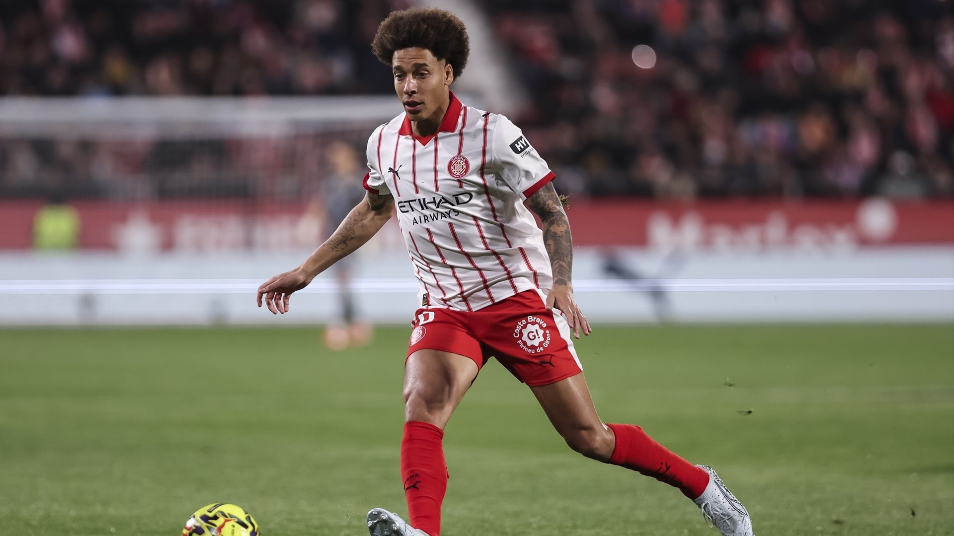 Axel Witsel durante un partido del Girona esta temporada