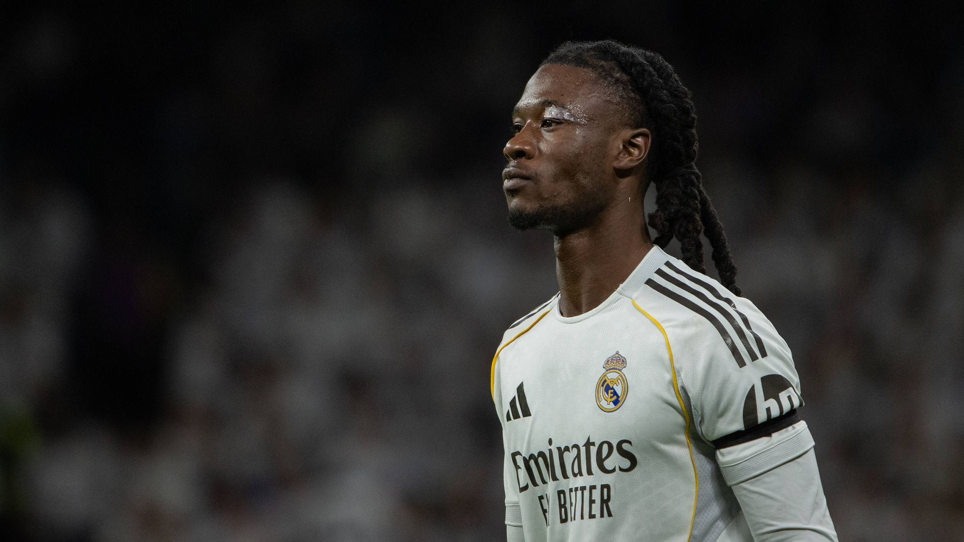 Camavinga, en un partido del Real Madrid