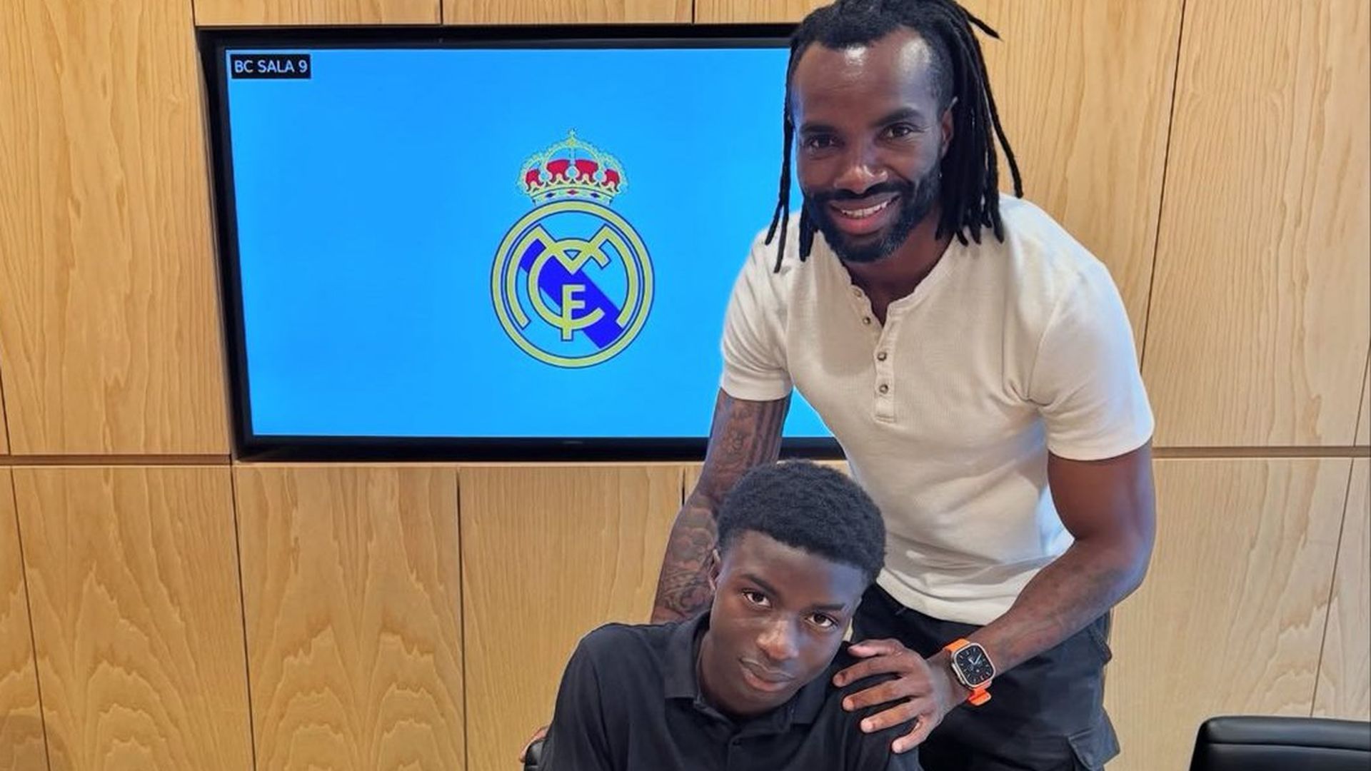 Cherif junto a Balboa