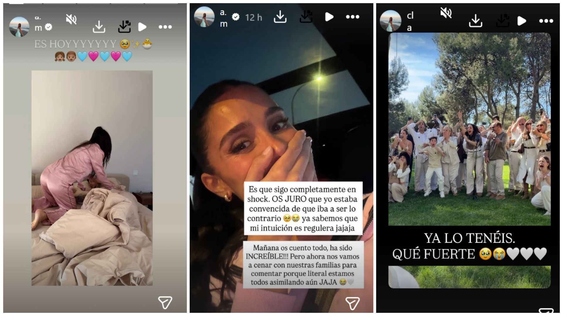 Claudia Martínez comparte momentos antes y después de su 'Gender Reveal'