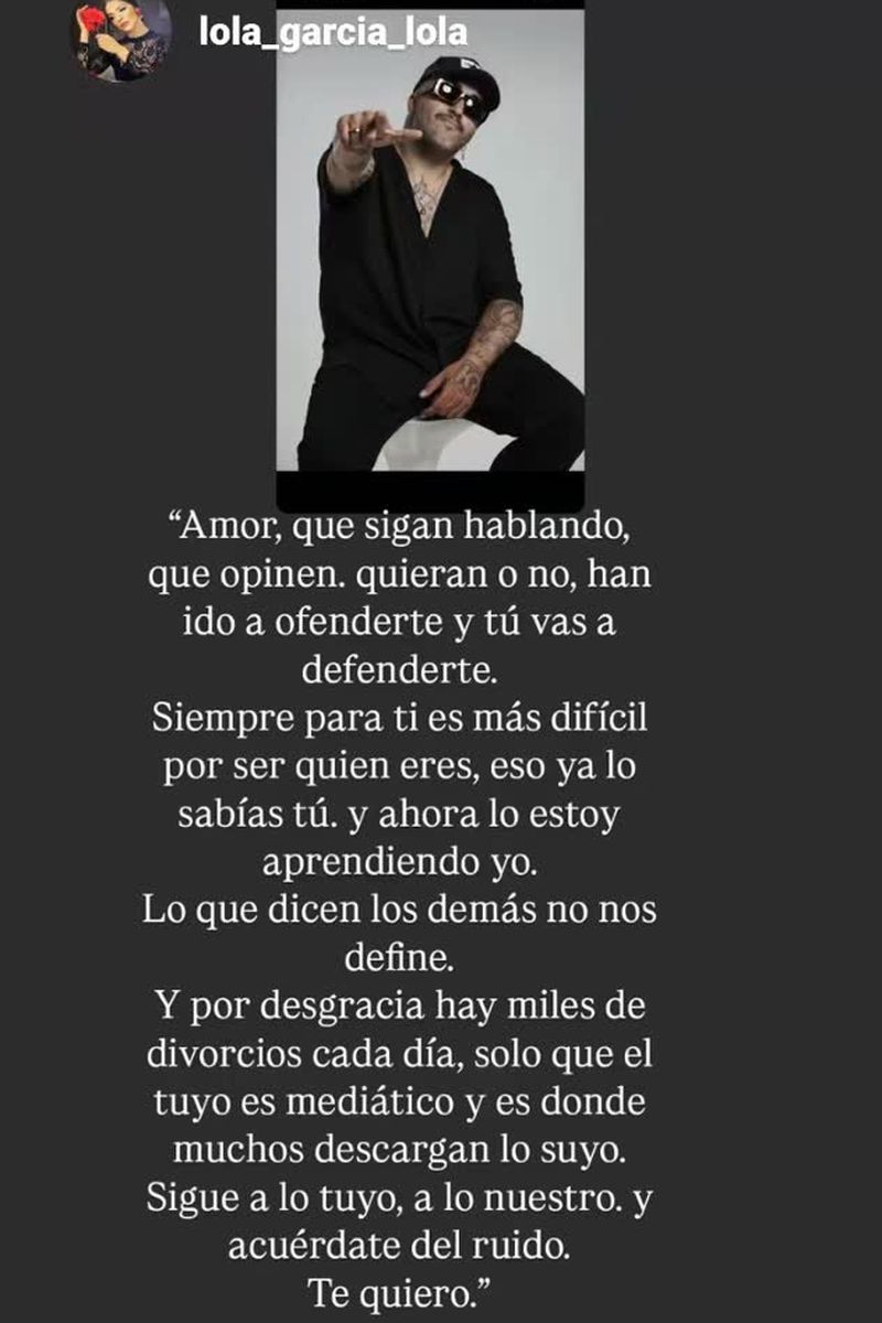 El comunicado de Lola García, en defensa de Kiko Rivera y con alusión a Irene Rosales