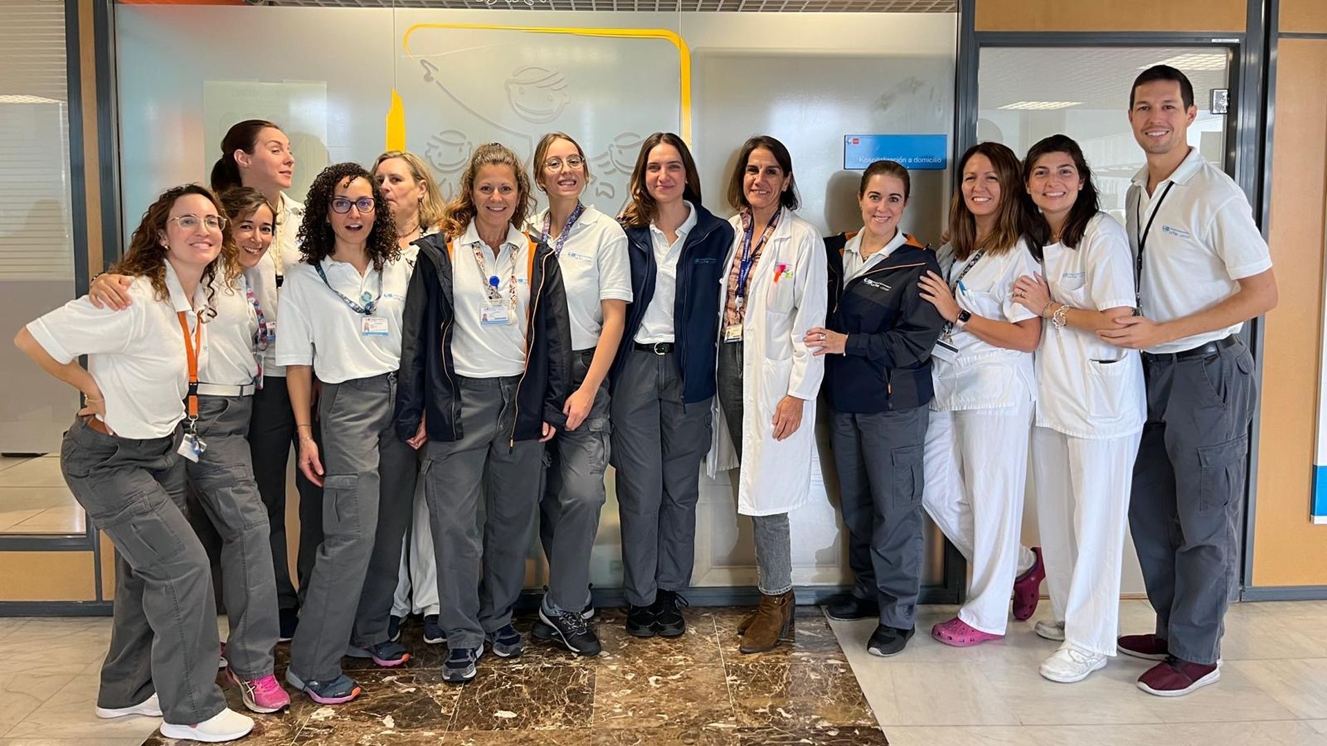 Equipo de la Unidad de Hospitalización a Domicilio del Hospital Universitario La Paz