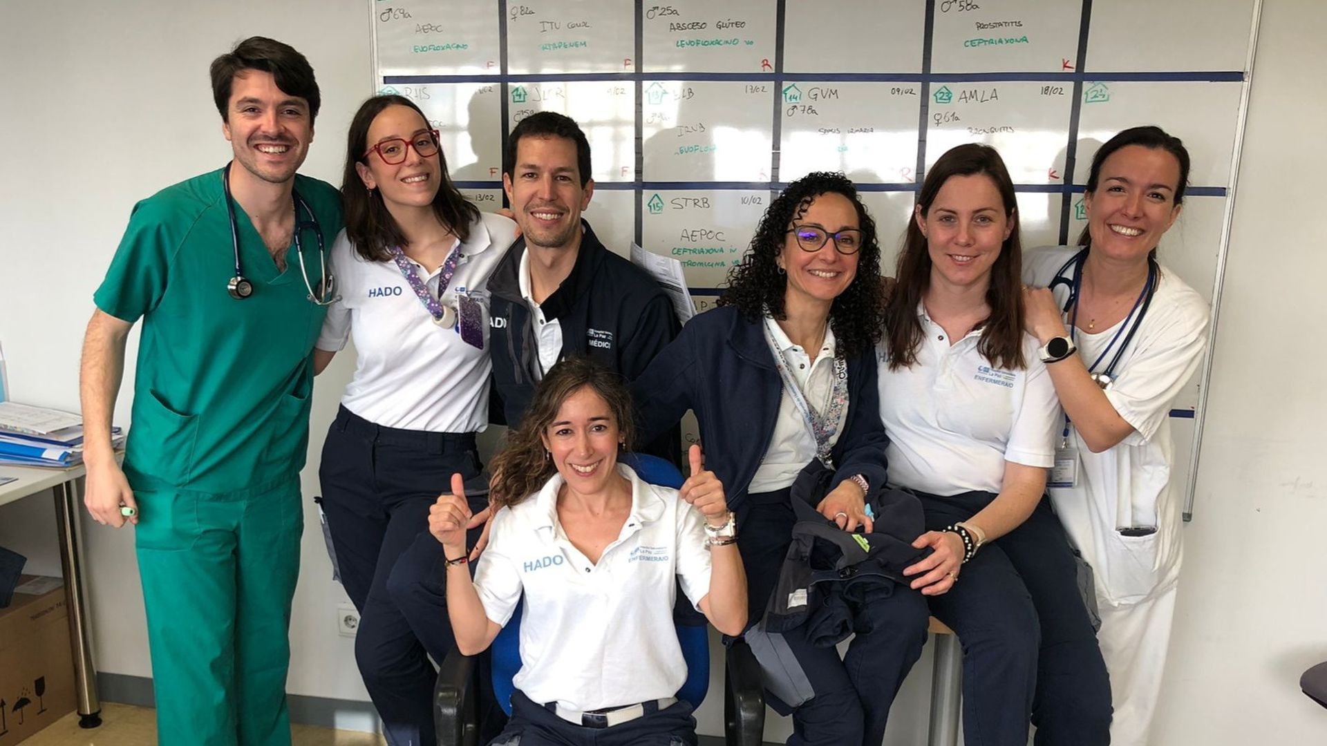 Equipo de la Unidad de Hospitalización a Domicilio del Hospital Universitario La Paz