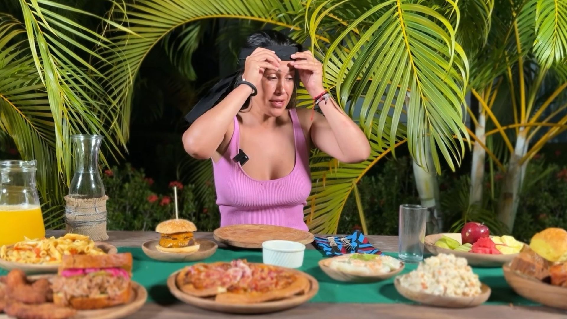 Gabriella Guillén disfruta de un gran banquete