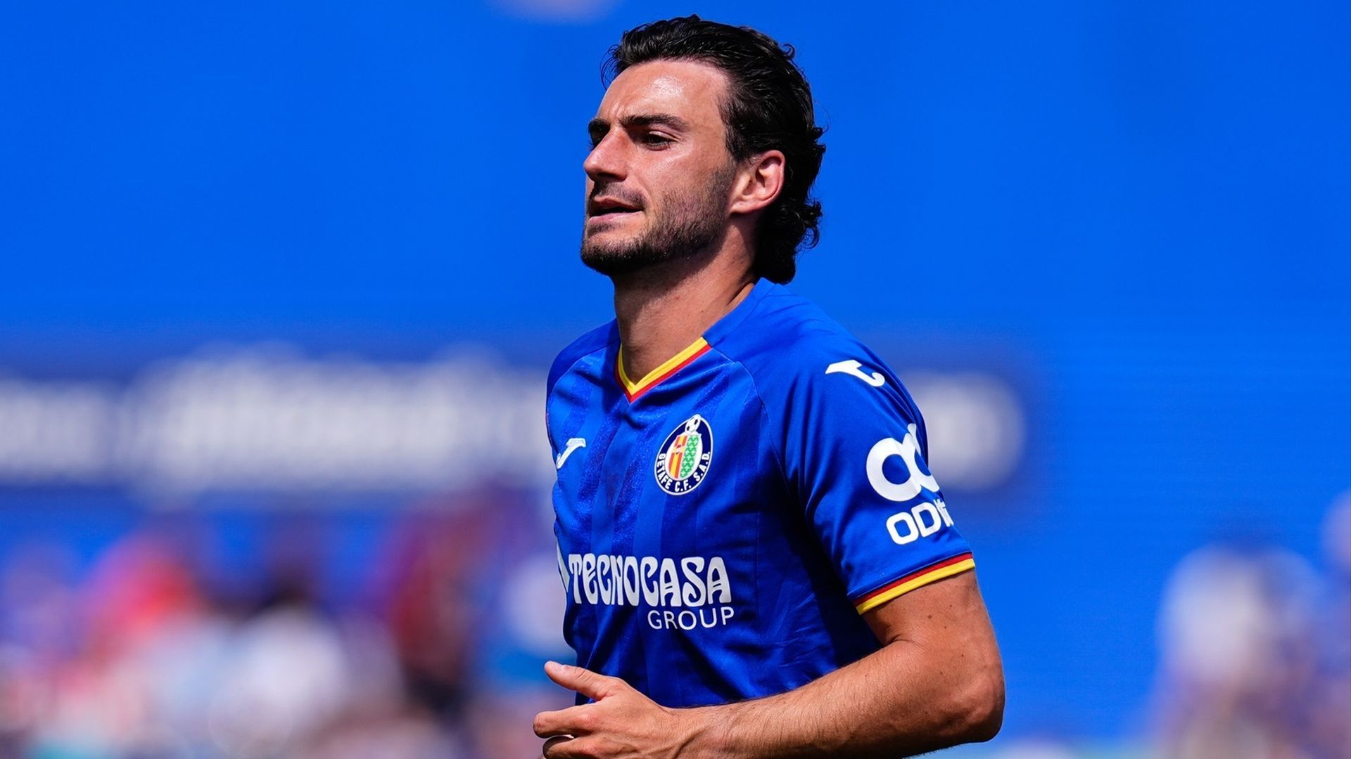 Juan Iglesias durante un partido del Getafe esta temporada