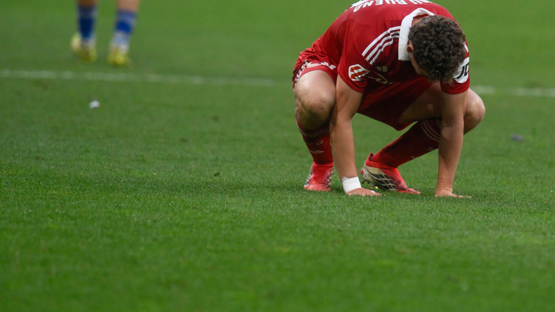 Manu Bueno, en el Oviedo-Sevilla