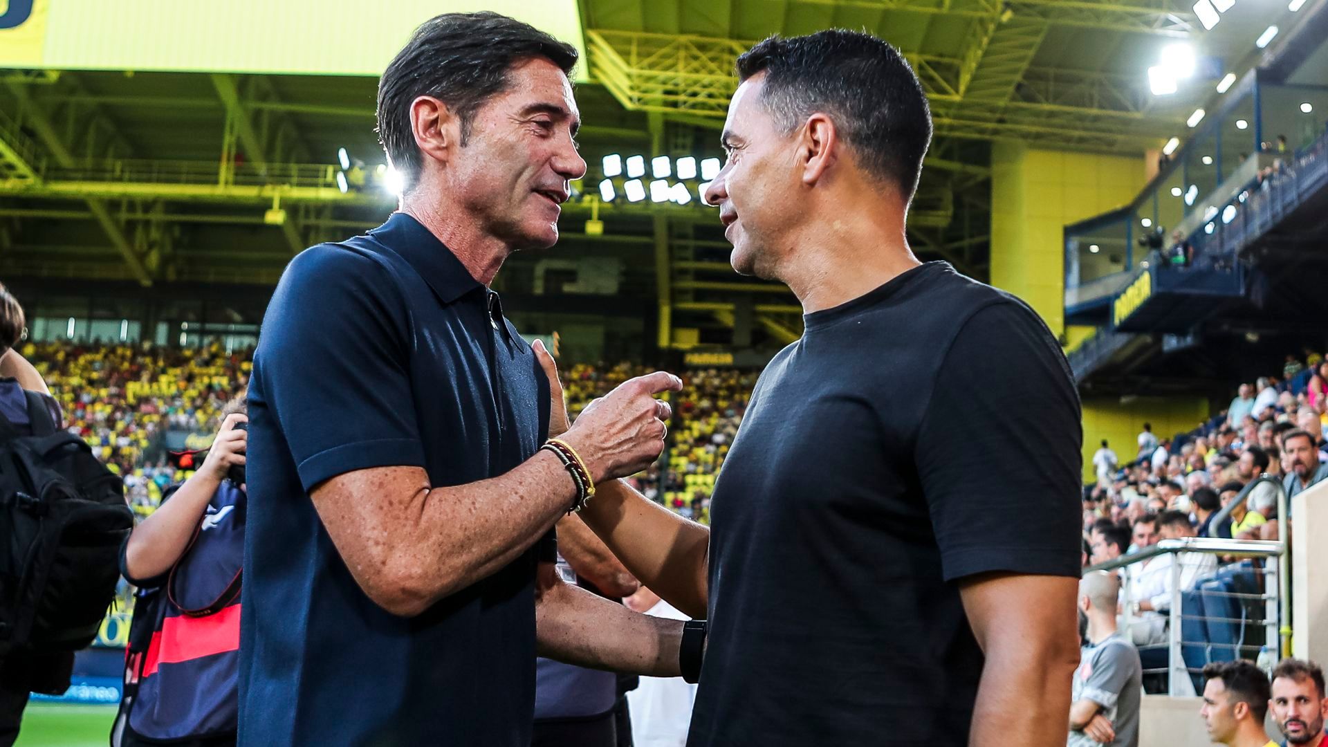 Marcelino García y Míchel en el Villarreal - Girona