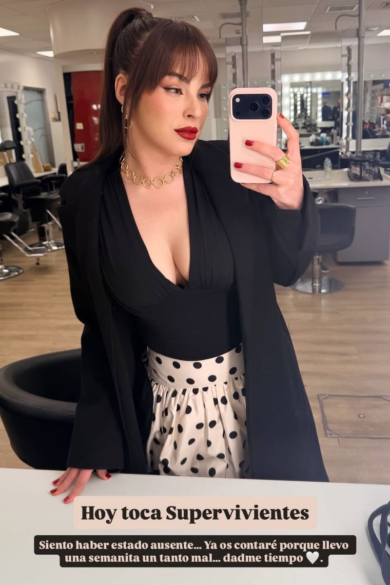 Marta Peñate, en su red social