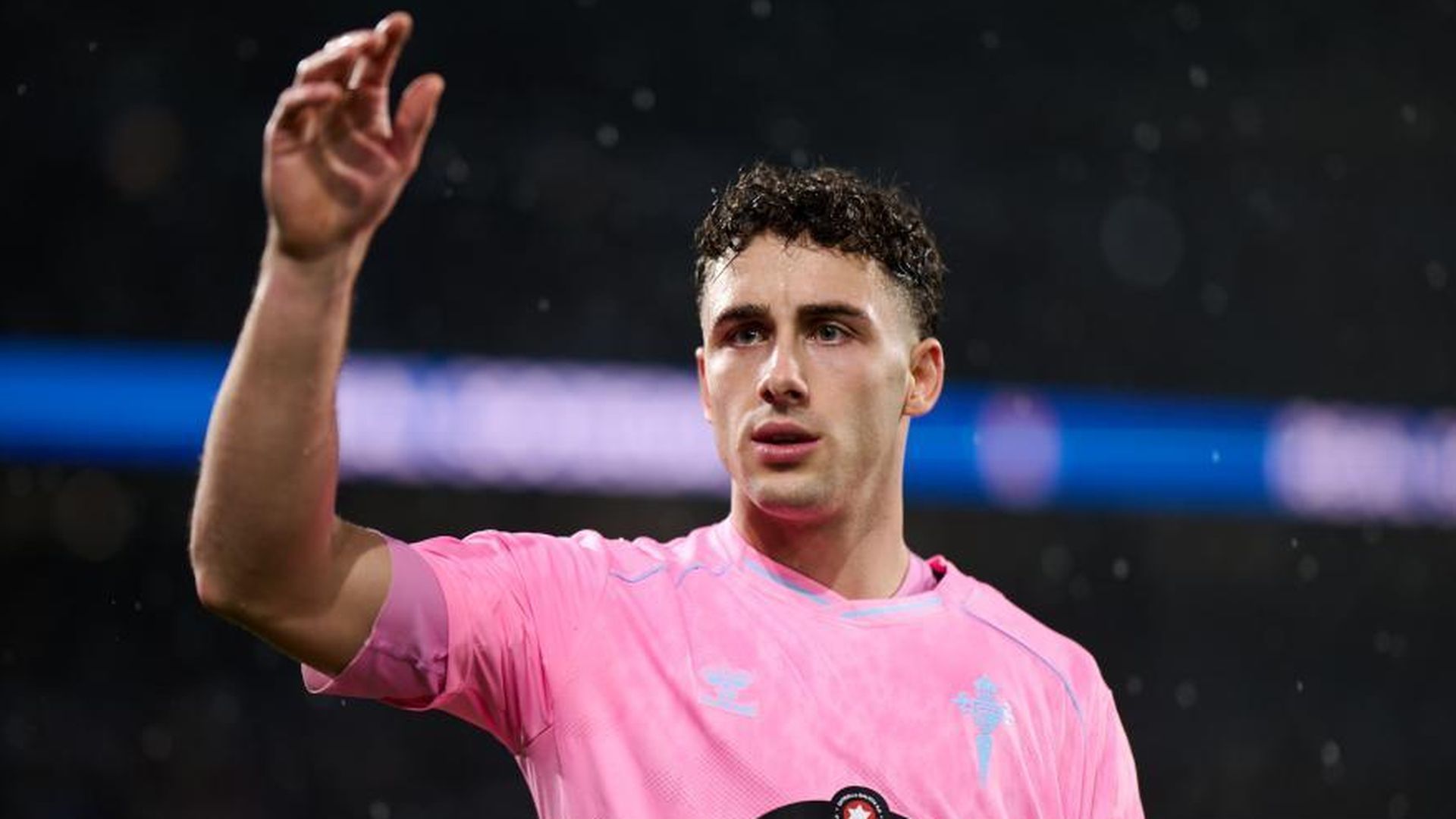 Pablo Durán, en un partido del Celta de Vigo