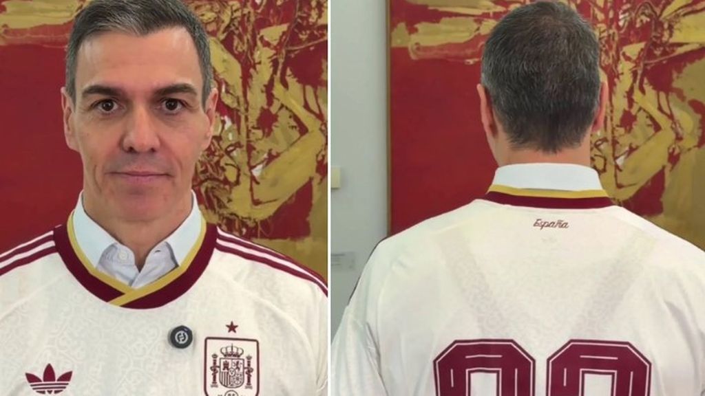 Pedro Sánchez saca pecho del datazo de empleo: 22 millones de ocupados que celebra con el dorsal de la selección