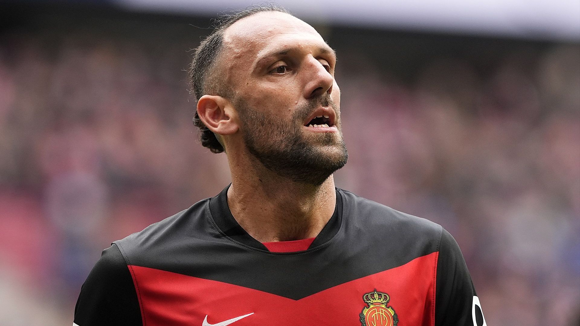 Vedat Muriqi durante un partido del Mallorca esta temporada Vedat Muriqi durante un partido del Mallorca esta temporada