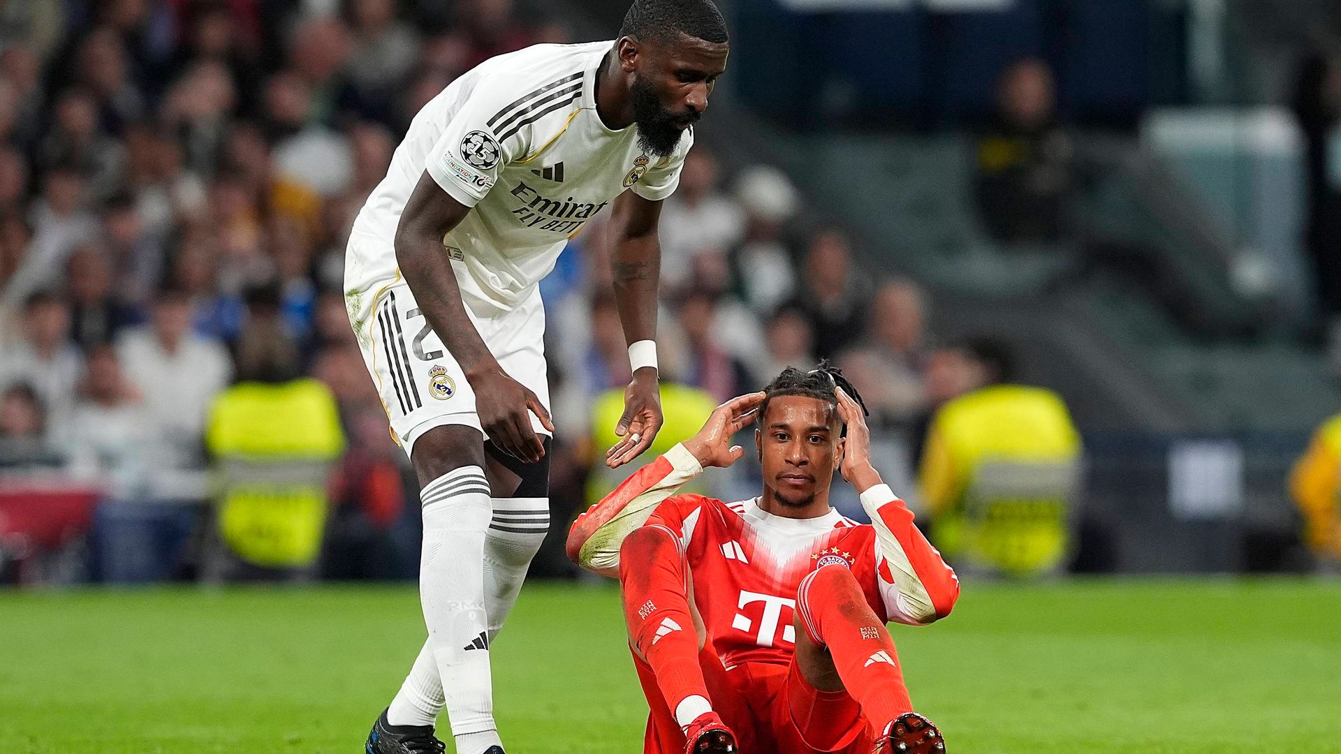 Antonio Rüdiger, en el Real Madrid-Bayern