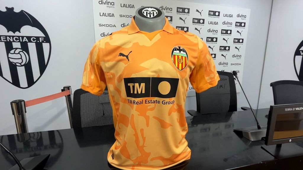 Así es la camiseta que lucirá el Valencia CF en la jornada retro de LALIGA
