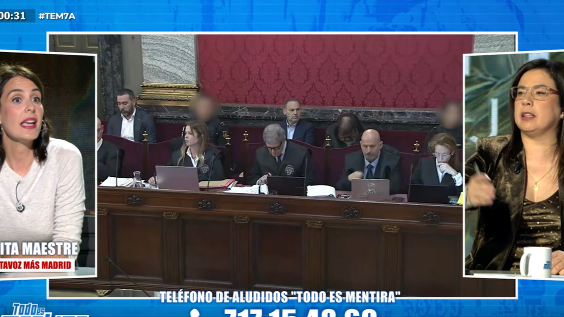 Rifirrafe entre Ana Vázquez y Rita Maestre por el caso de las mascarillas y el hermano de Ayuso: "Los de Más Madrid siempre habláis de Ayuso"