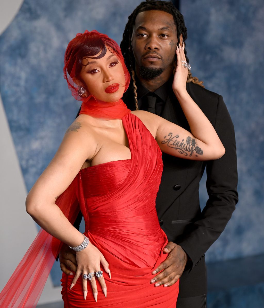 Cardi B y Offset en la fiesta posterior a los Oscar 2023