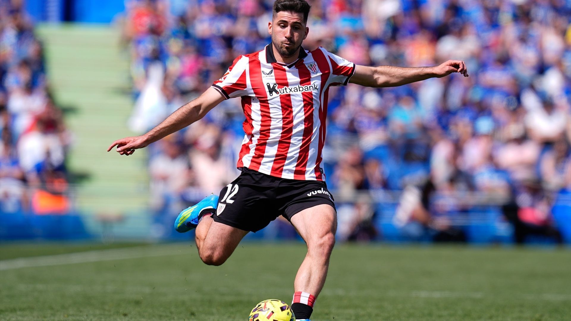 Centro de Jesús Areso ante el Getafe en el Coliseum