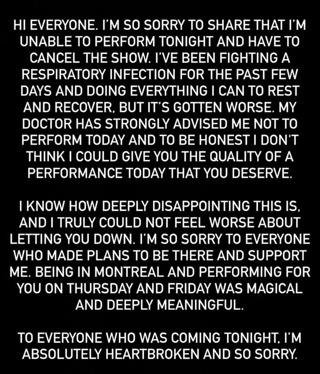 El comunicado de Lady Gaga en Instagram