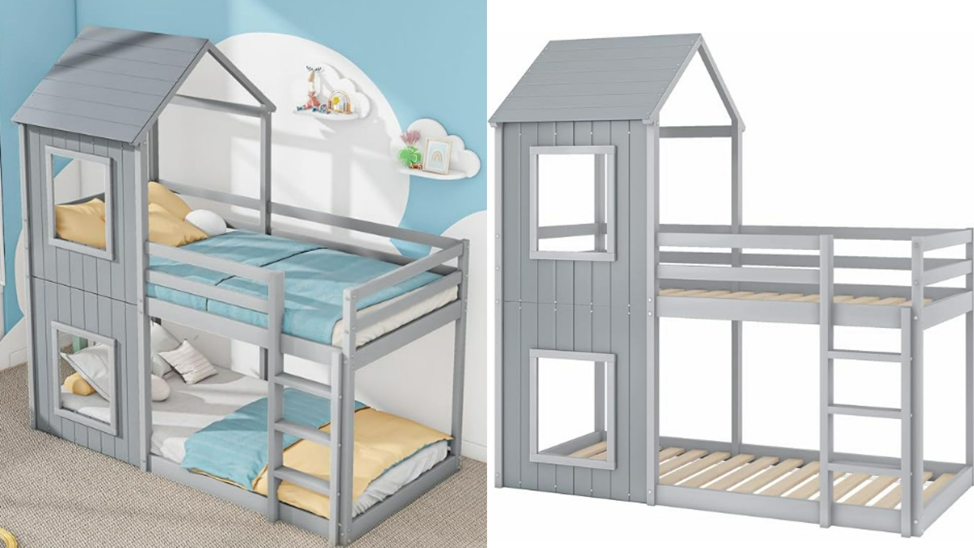 El modelo litera casa que Verdeliss ha comprado para la habitación de sus hijas