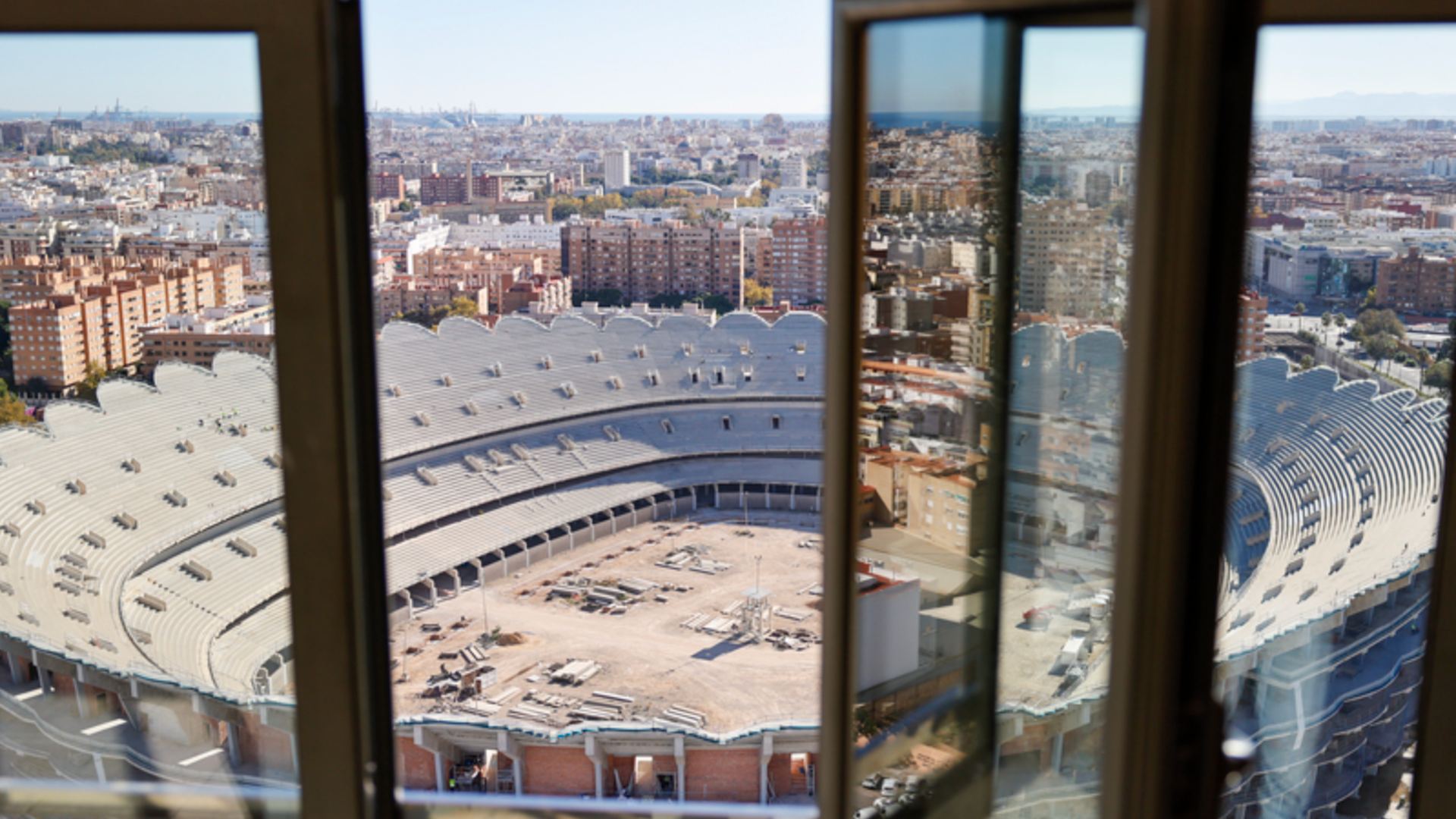 El Nou Mestalla en construcción