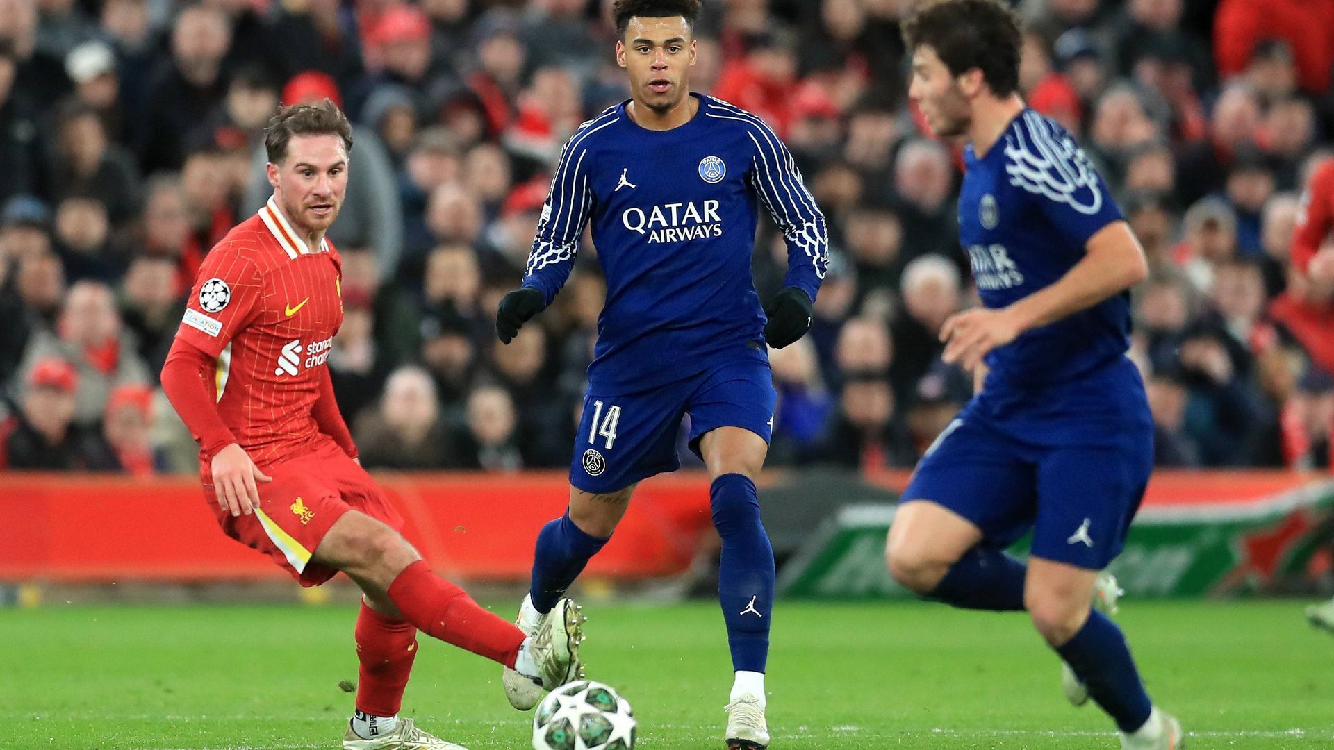 El PSG ante el Liverpool en París