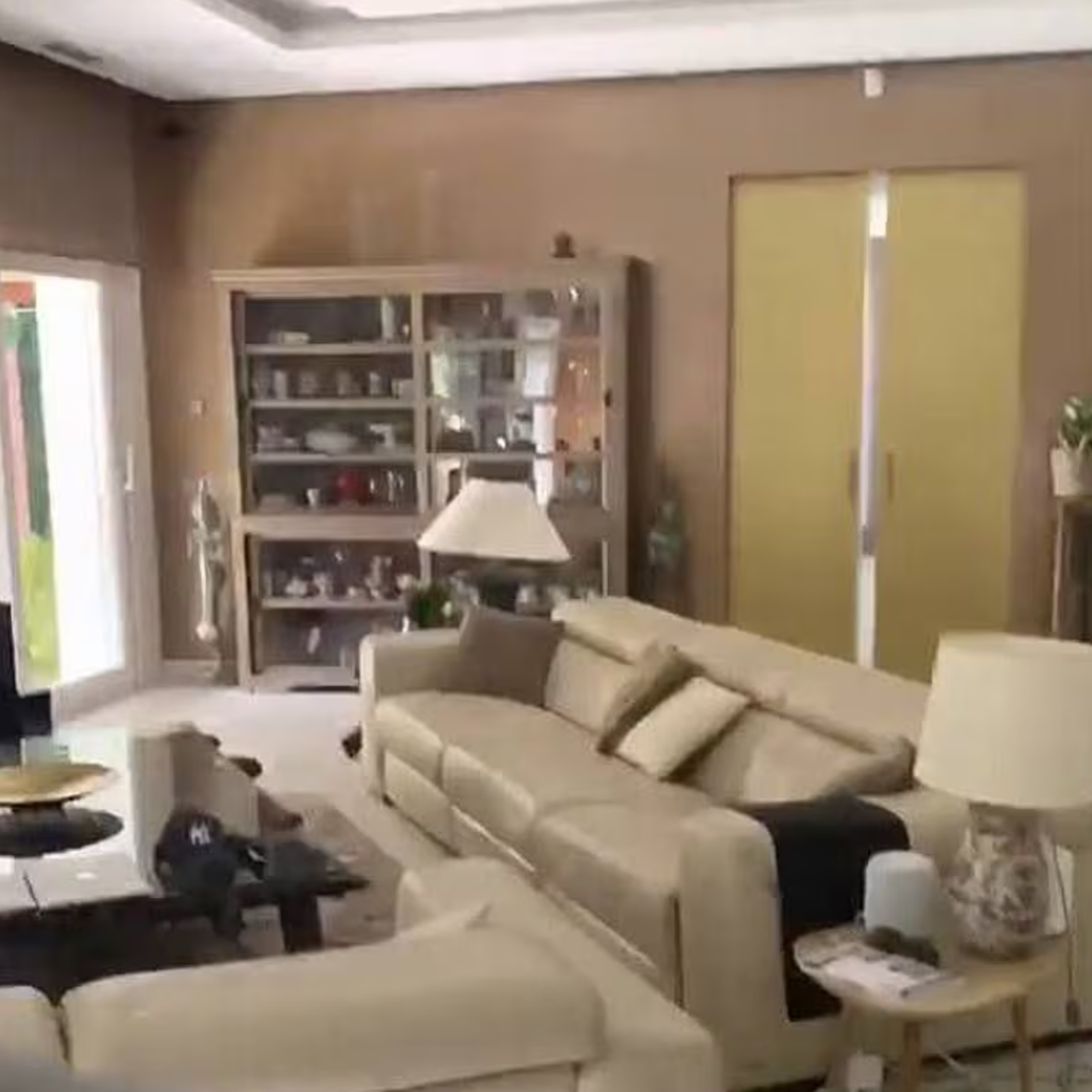 El salón de la casa de Paz Padilla en Madrid