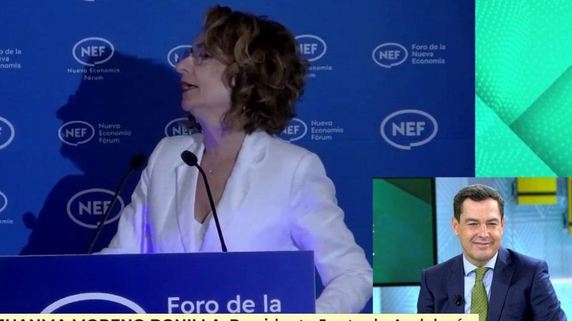 El 'zasca' de Juanma Moreno a Montero: "A mí la gente me pide fotos, ella tiene el problema contrario"