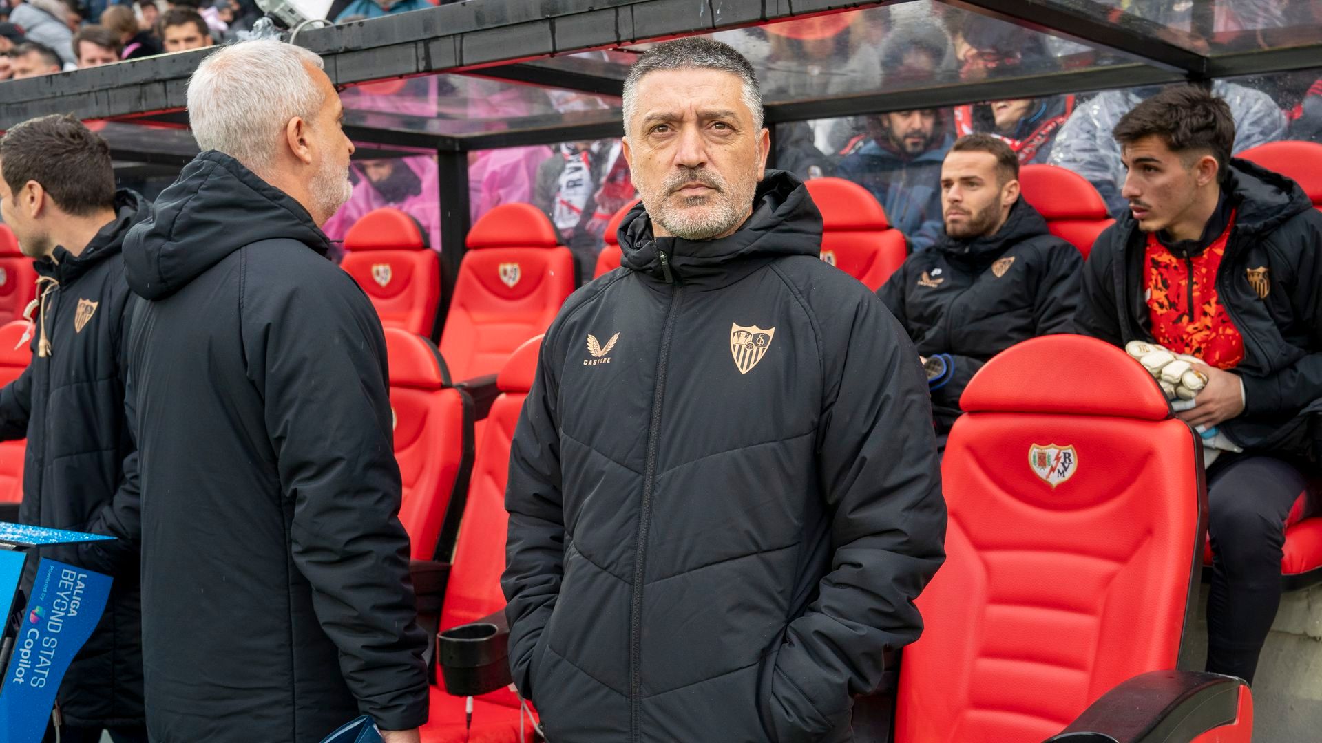 García Pimienta dirige un encuentro del Sevilla