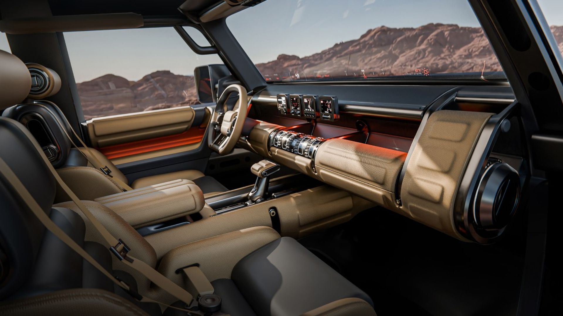 Interior del Hyundai Boulder Concept Interior del Hyundai Boulder Concept