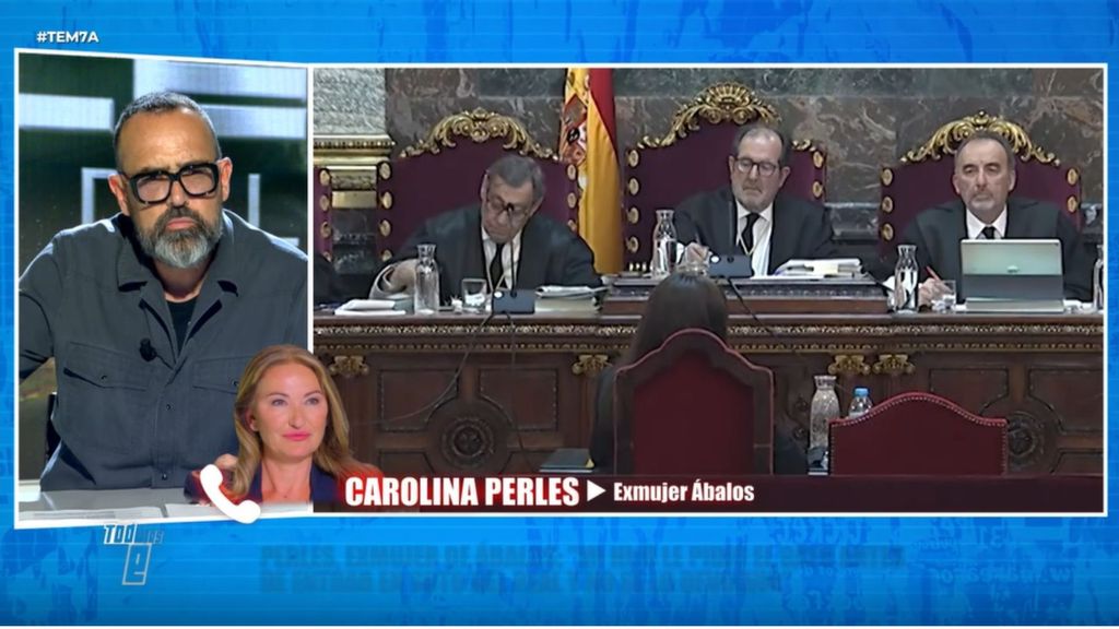 La petición de Carolina Perles sobre José Luis Ábalos en el directo de 'TEM' tras el arranque del juicio: "Mi hijo se lo pidió antes de entrar en Soto"