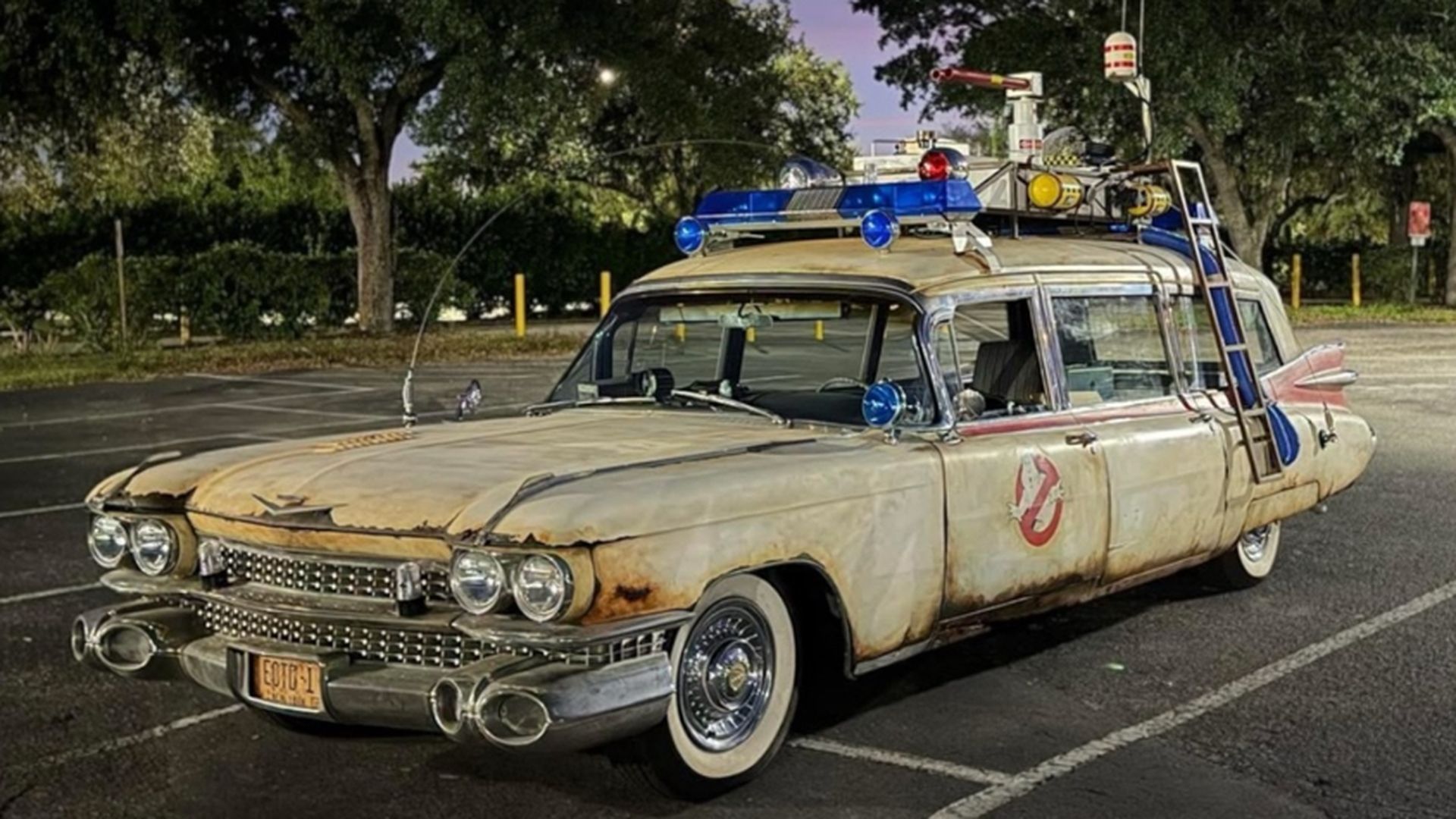 La única réplica en Europa de Cazafantasmas Ecto-1