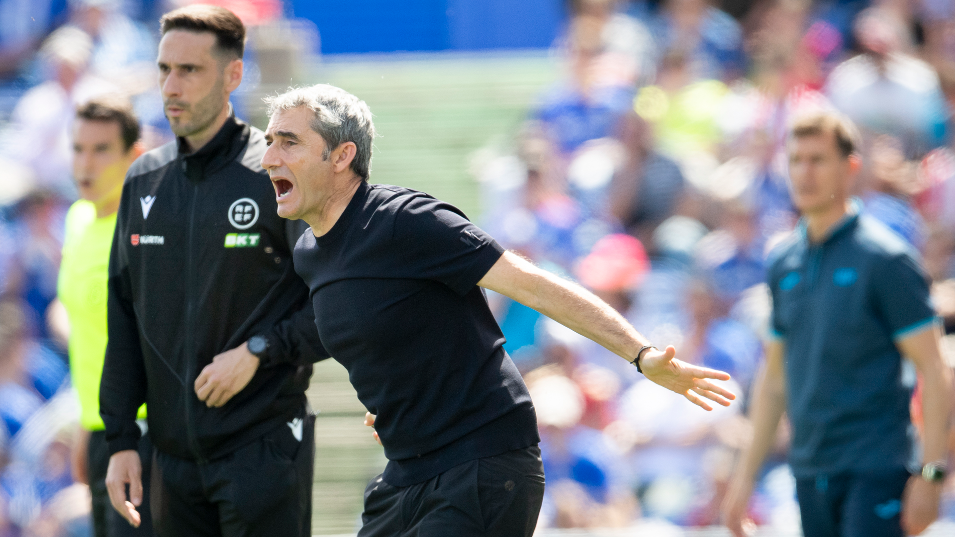 Los gritos de Ernesto Valverde ante el Getafe en el Coliseum
