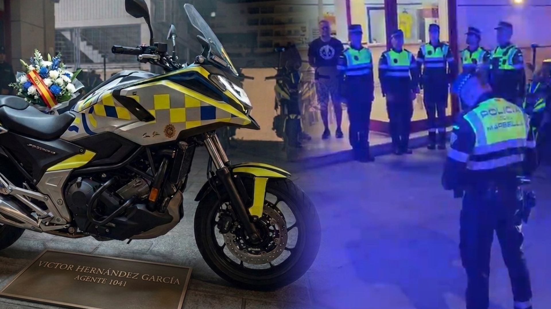 Muere un agente de la Policía Local de Marbella tras sufrir un infarto en el gimnasio: el emotivo homenaje de sus compañeros