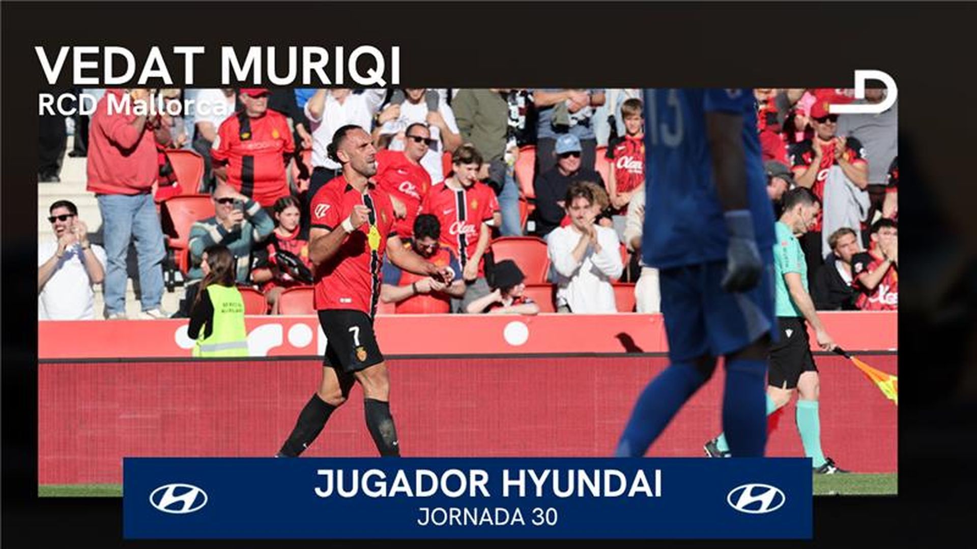 Muriqi, Jugador Hyundai de la Jornada 30 de LALIGA