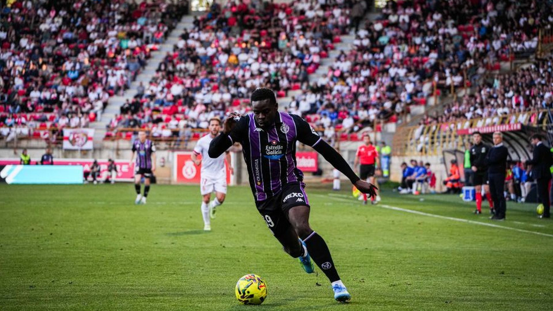 Noah Ohio en el partido contra la Cultural Leonesa.